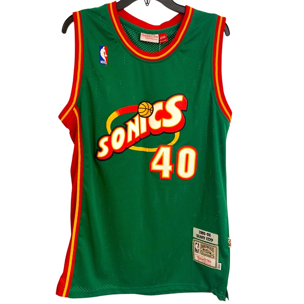 ✅official Seattle Super Sonics Shawn kemp hardwood classics New with tags 🏷️